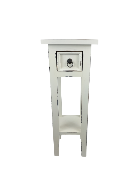 Beistelltisch aus Mahagoni Holz 25x25x66cm - 4 Farben -